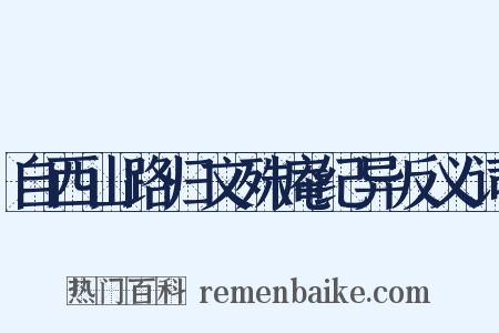 自西山路归文殊庵纪异反义词是什么意思的图片